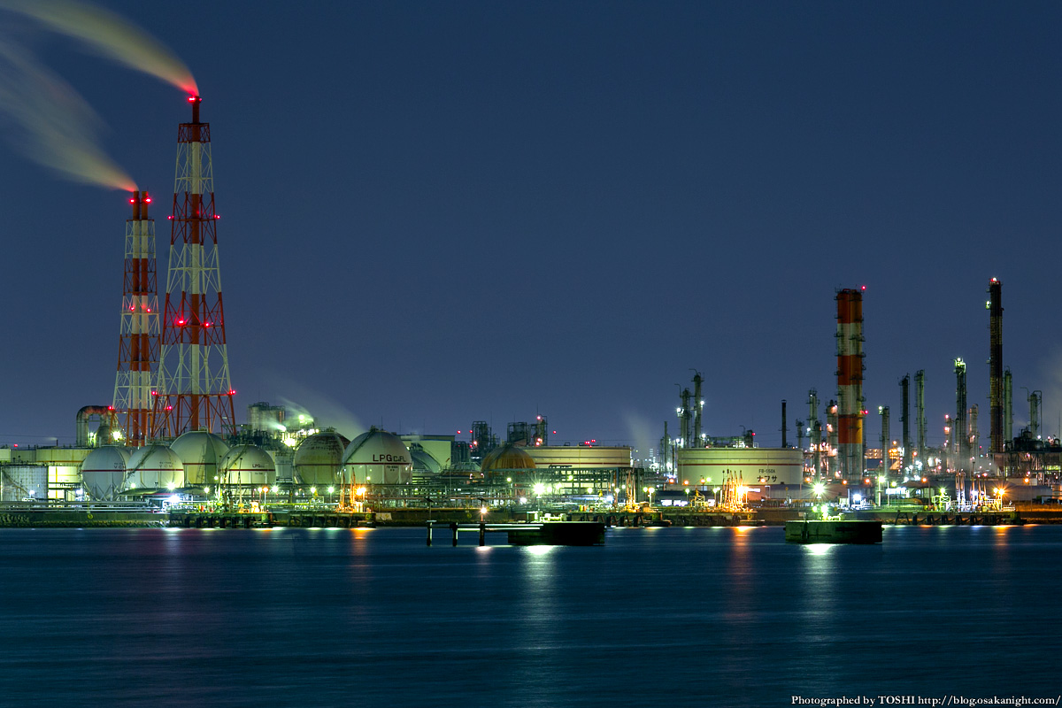 関西の工場夜景！和歌山県のJXTGエネルギー和歌山製油所を撮る写真備忘録