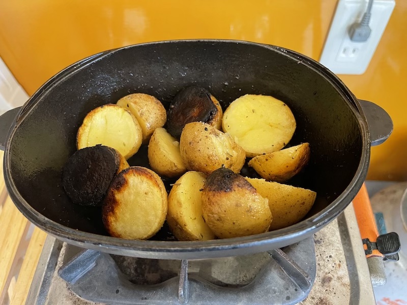 塩昆布ポテト キャンプ飯 ひじきCAMP