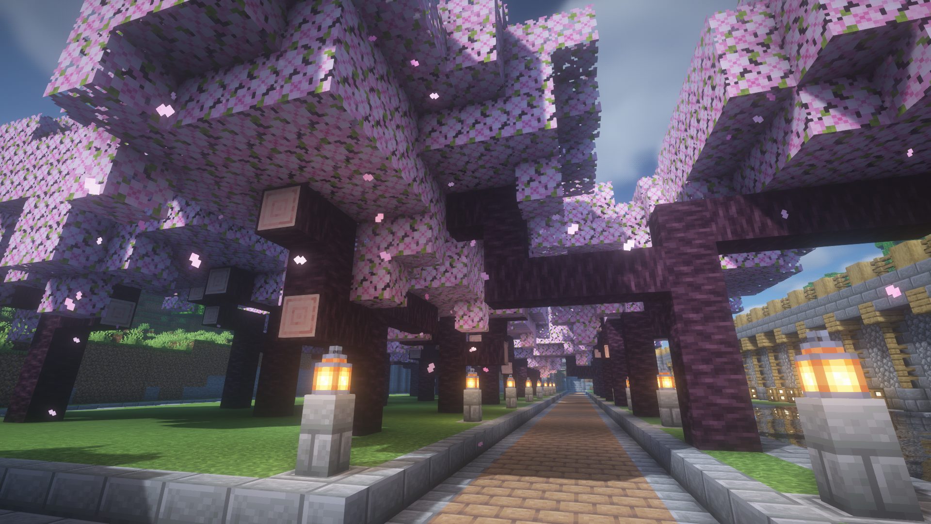 マイクラ建築 桜と竹で作る5×5の小さなお家1.20アップデート - mai room