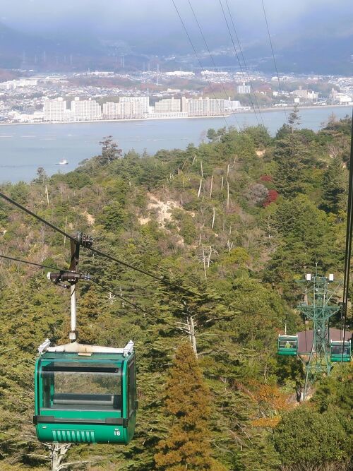 ロープウェイを利用しての登山観光・登山モデルコース一般社団法人宮島観光協会
