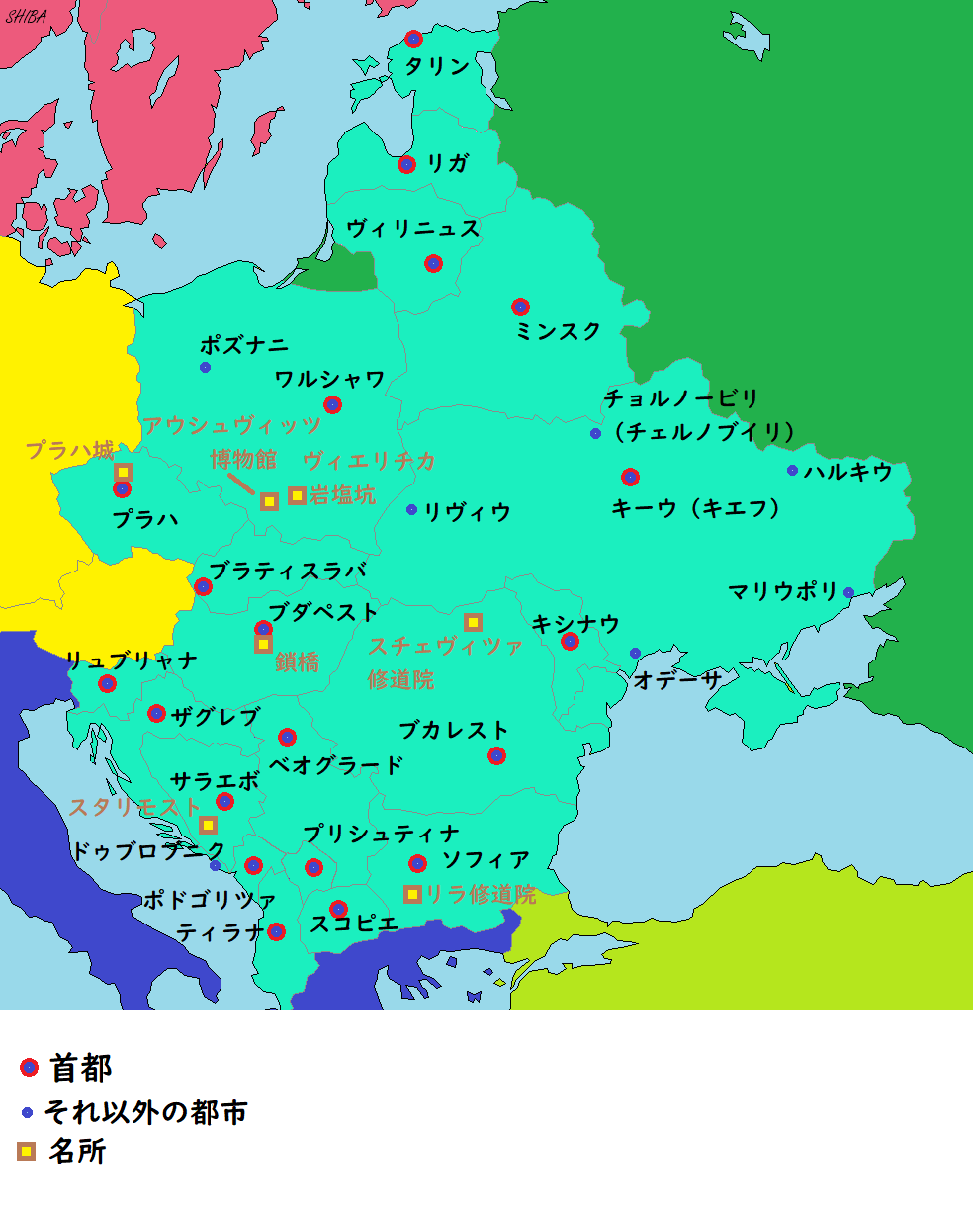 リトアニアは北欧エリア！ヨーロッパのエリア分けはどうなってる？リトアニア情報まとめサイト