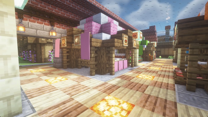 小さなおしゃれ店舗たちを作る マインクラフト- Minecraft街発展にっき