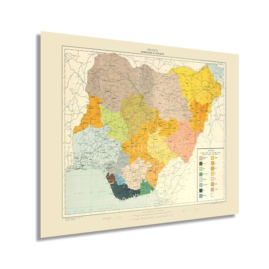 北米 北アメリカの政治概要地図 アンティークマップ 古地図 ヴィンテージペーパー 図版 マイヤー百科事典 1957-74backlane
