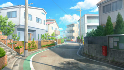 帰り道の小学生 02237001492 の写真・イラスト素材アマナイメージズ