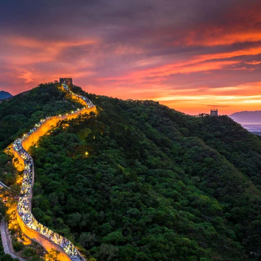 万里の長城のチケット手配chan K