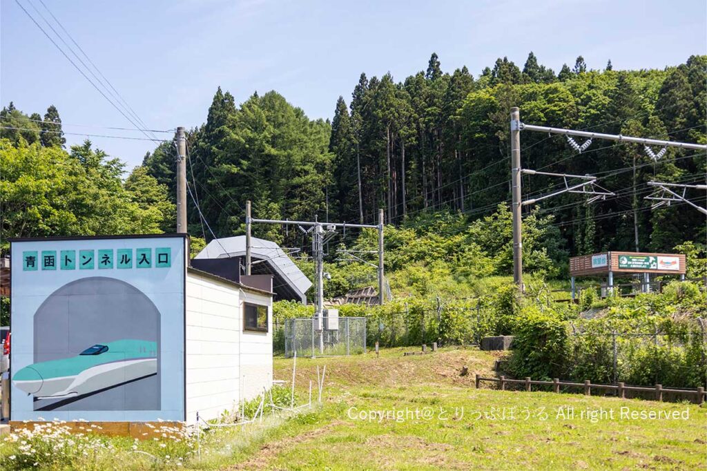 青函トンネル入口広場～北海道新幹線はやぶさが通過する瞬間を見ようわんだふるらいふ還暦夫婦と2匹のわんこで気ままなくるま旅