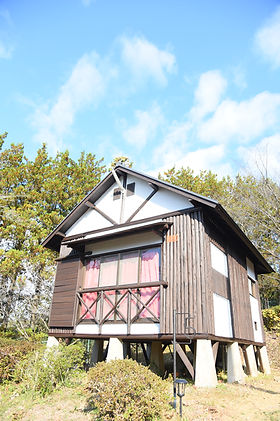 フォレストピア七里の森茨城県のキャンプ場 ハンモック コテージ 水戸 笠間 城里