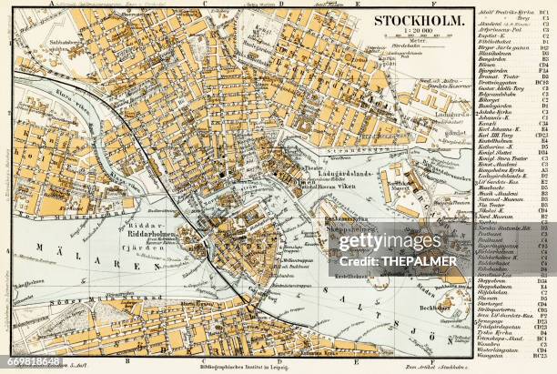 ストックホルム旅行地図-市内観光にストックホルムの地図 SödermanlandとUppland-スウェーデン