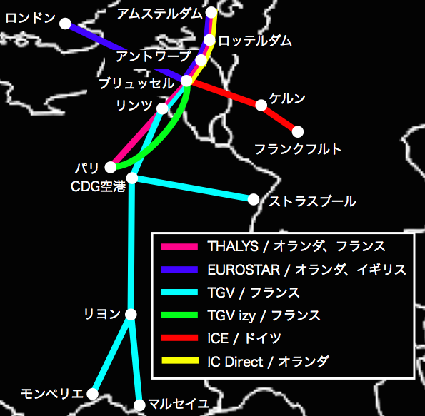 空港～ブリュッセル市内の交通BE NAVI