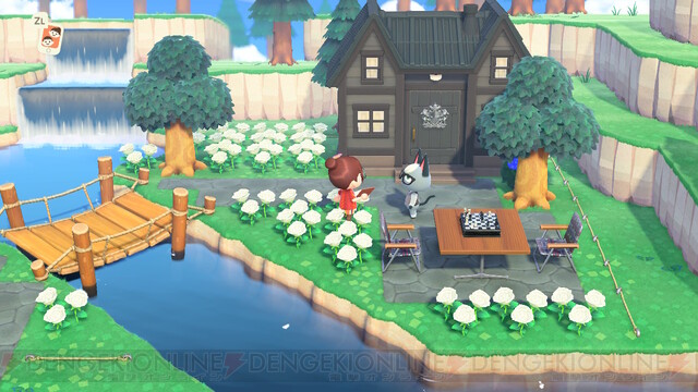 あつまれ どうぶつの森～ジャックと友達写真１気まま女ぐらし