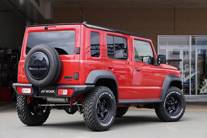 ジムニー シエラ ノマド JB74W JB43W系 15インチ 6.5J アルミホイール ブラック 4本セット PCD139.7 オールドスタイルパーツ カスタム オフロード タイヤ