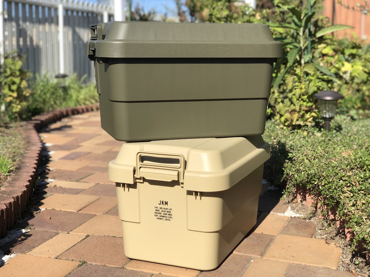 無印良品の頑丈収納ボックスはキャンプの必需品！テーブルにもなる便利な使用感をブログでレビュー！たろーキャンプ