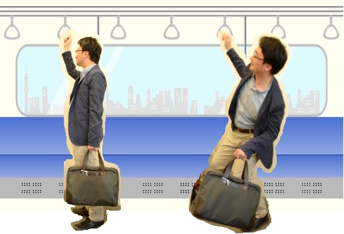 駅のホームで電車を待つ2人の女性 11017019755 の写真・イラスト素材アマナイメージズ