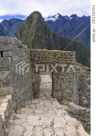 ペルー マチュピチュ遺跡で保存された建物の写真素材・画像素材 Image 59023492