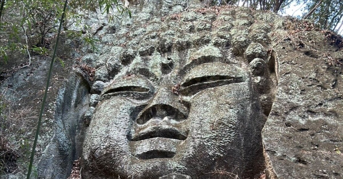 超デカい！一般人が断崖絶壁に彫った“巨大”大仏の顔 群馬県 長厳寺 磨崖仏はうやし報告記 仮