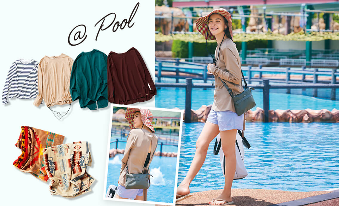 ママ必見！水遊びを楽しむ、夏のお出かけコーデ術 サンキュ！