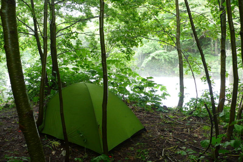 金袋山から巡視道 上段歩道に下りて酉谷山避難小屋へ２０１２