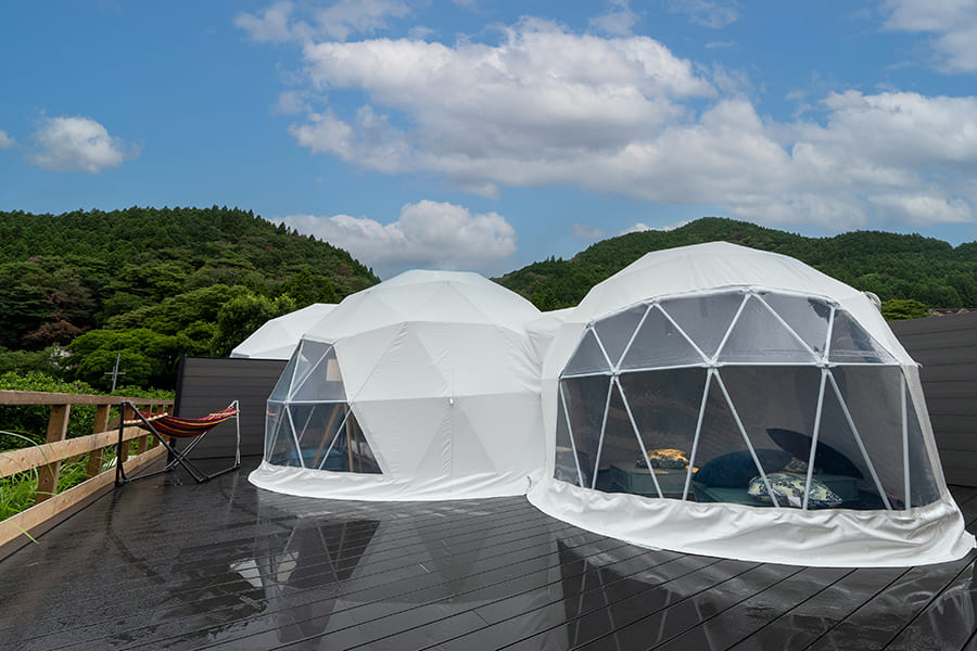 ドームテント茨城 グランピングヴィレッジIBARAKIリゾグラ予約サイト リゾートグランピングドットコム