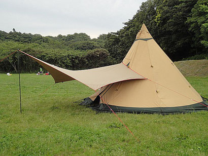 Amazon国産手作りタープアダプター ワンポールテント ティピーテント 接続 連結 タープ接続 TerreTerreTerreTerreタープ