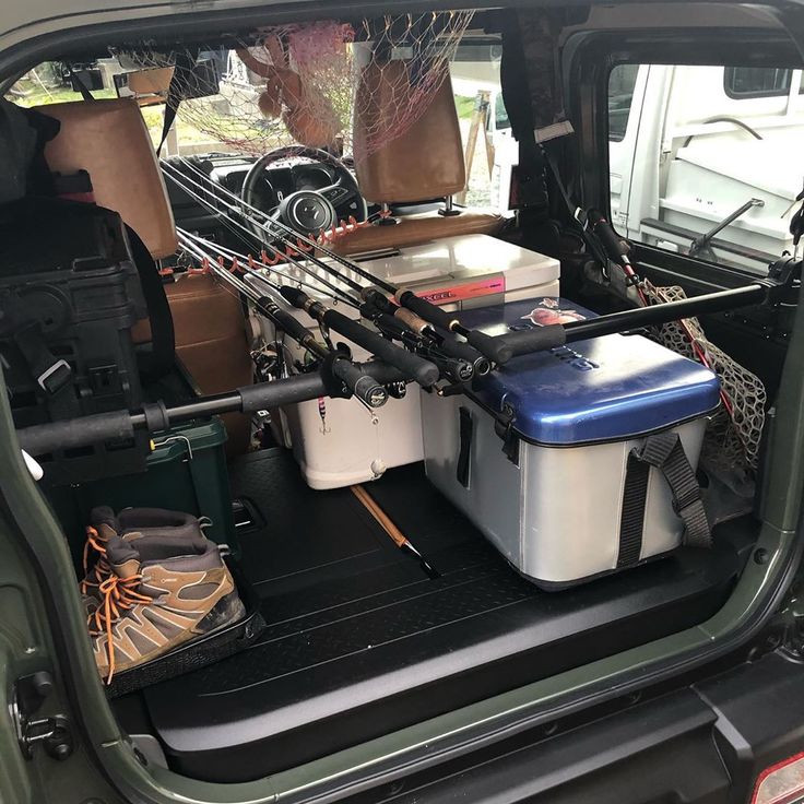 ジムニーJB64JB74純正ロッドホルダー3本積み