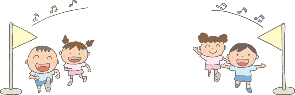 運動会の枠かわいい手描きの無料素材「てがきっず」保育園・小学校・介護施設にぴったりのフリー素材イラスト