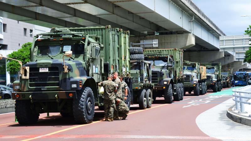 沖縄旅行 アメリカントラック 米軍車両 沖縄2020「レッド・インパルスの消防車」ブログ