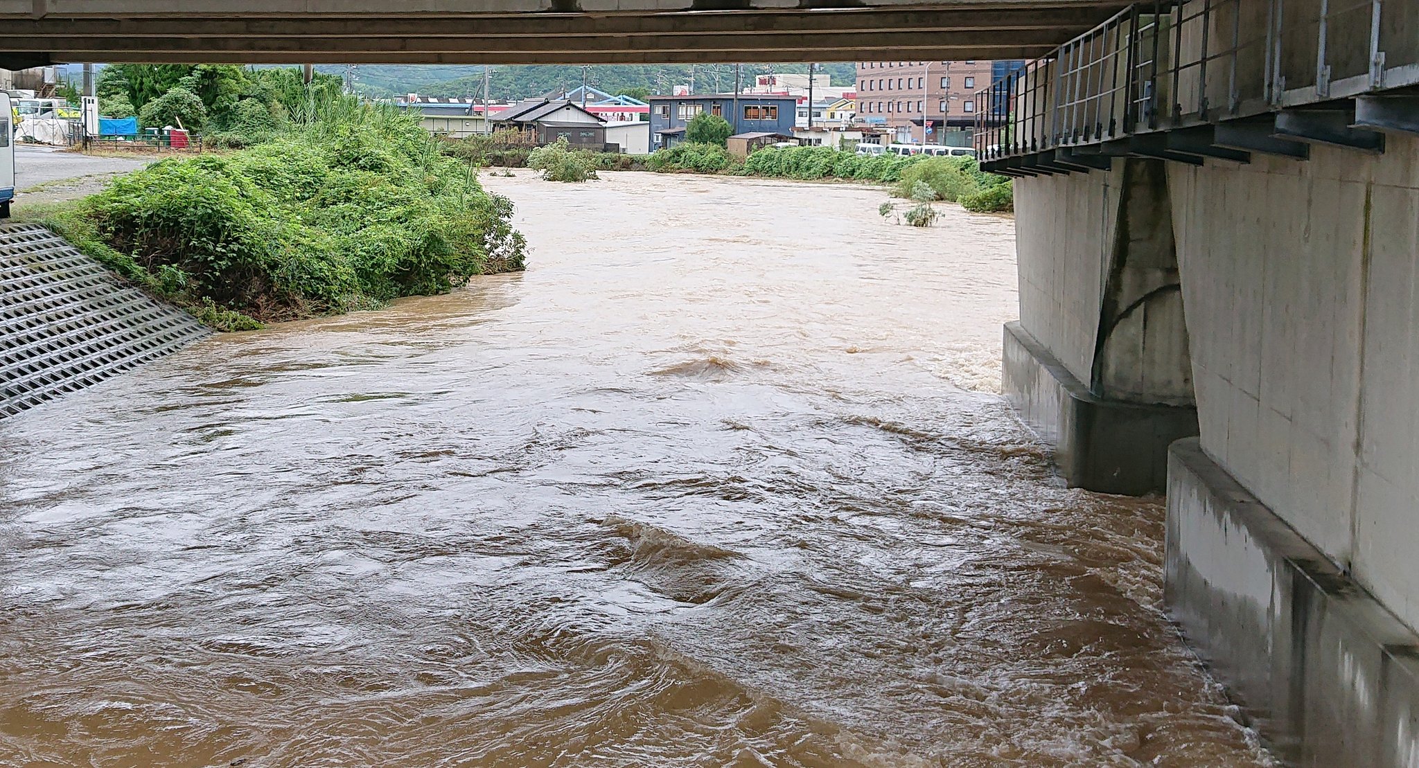 山口市 仁保川が氾濫のおそれ 警戒レベル4相当の氾濫危険情報発表 - ウェザーニュース