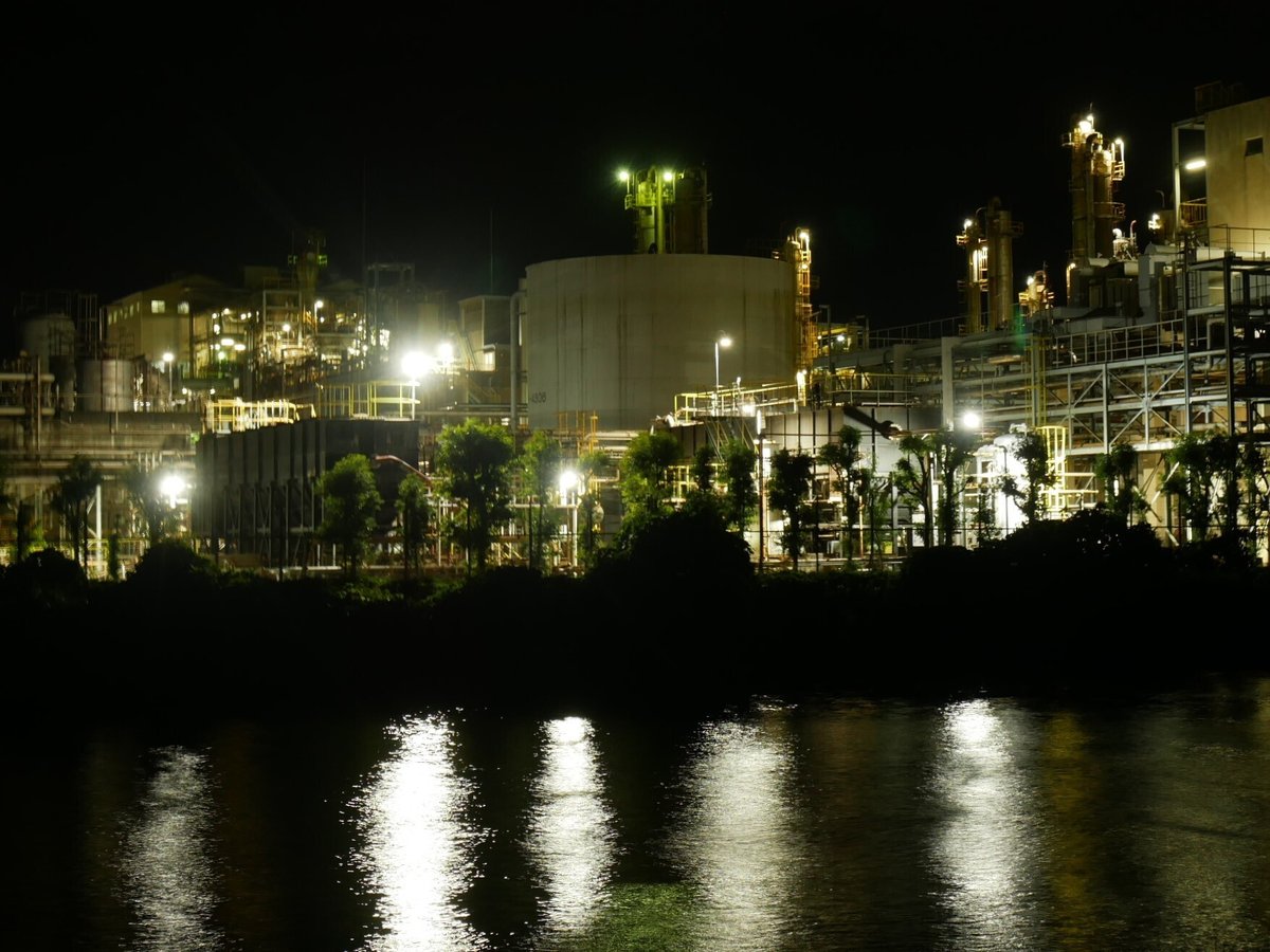 富士工場夜景ツアー大興製紙株式会社 - 産業用特殊紙製造 静岡県富士市