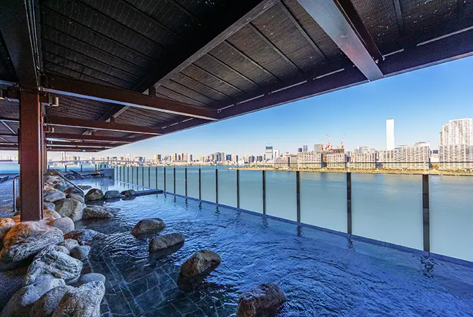 全部教えます！豊洲千客万来の無料の足湯庭園ガイド行き方やタオルは必要