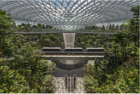 シンガポール チャンギ空港の新施設「ジュエル」