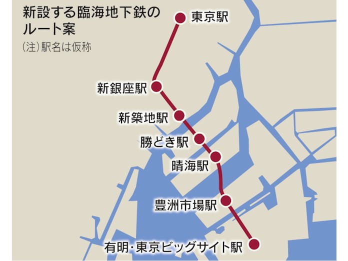 東京ビッグサイト駅 東京都江東区 周辺の橋・トンネル一覧マピオン電話帳