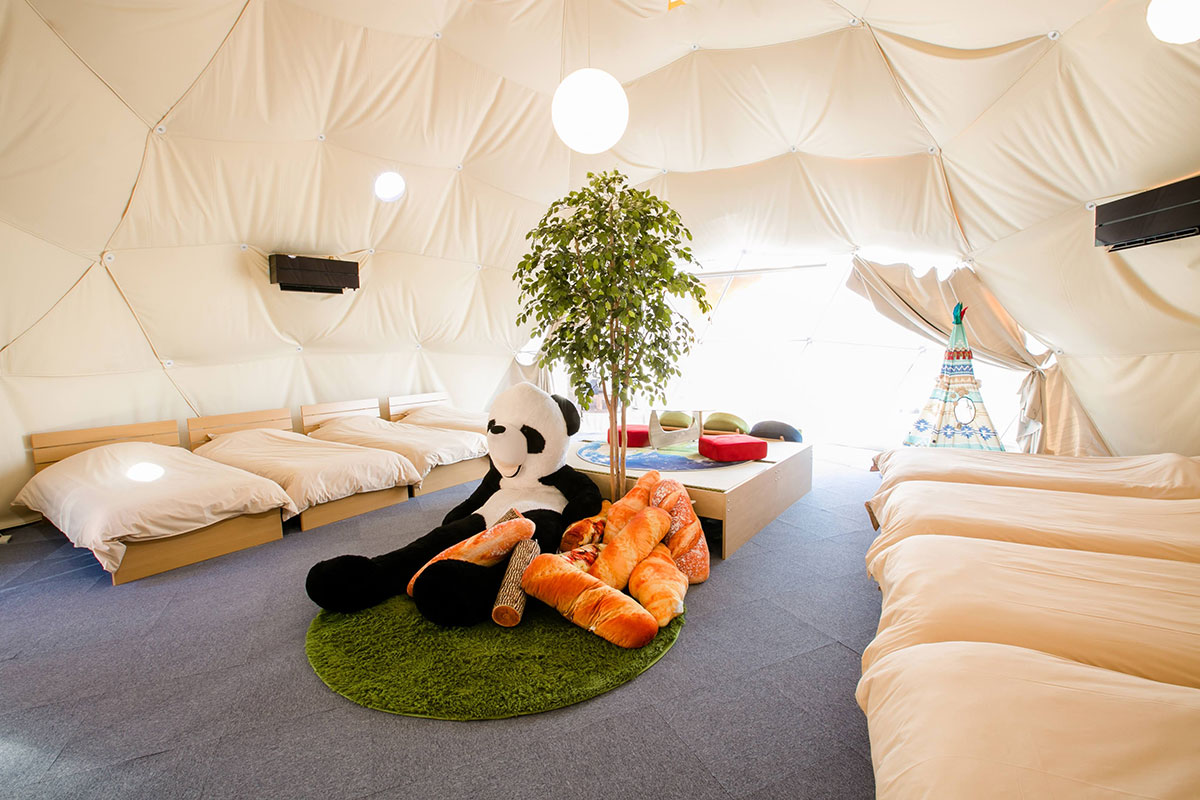 大阪府初のドーム型グランピング施設「SKY DOME-スカイドーム-阪南」