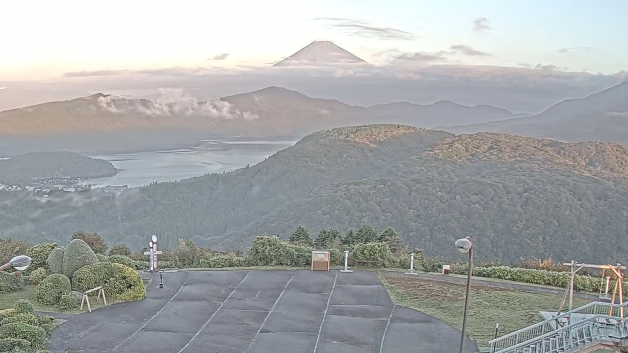 富士山と芦ノ湖のライブカメラ-神奈川県箱根町ライブカメラHUB