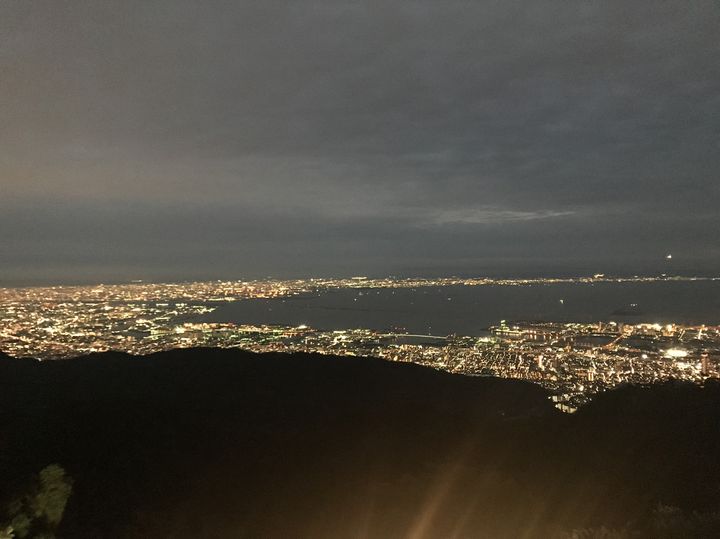 六甲ガーデンテラスと神戸1000万ドルの夜景 六甲山の夜景壁紙