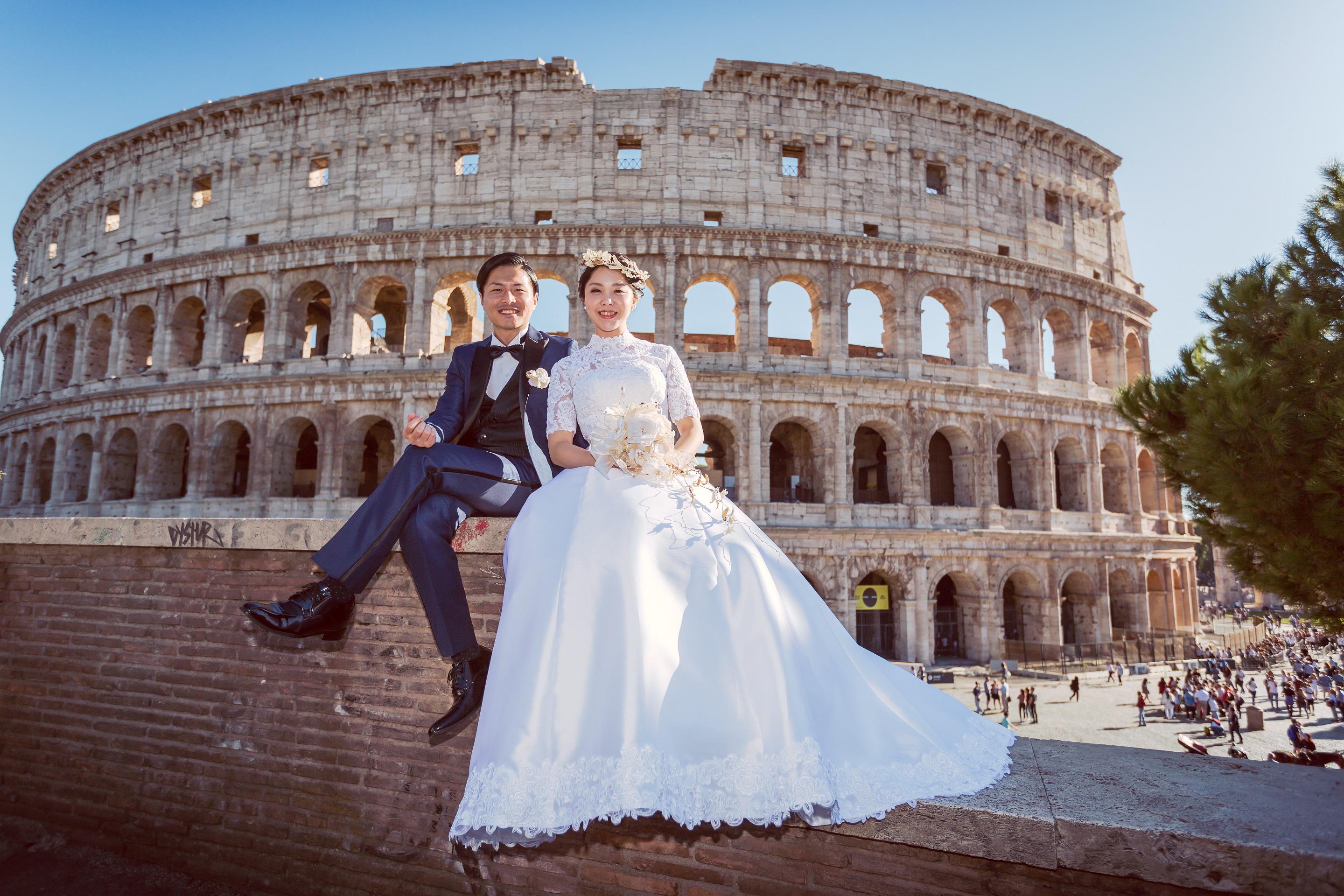 ローマのフォトウェディング・前撮りラヴィファクトリ