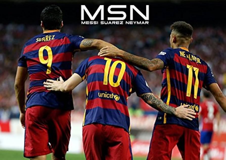 リペイント メッシ ネイマール スアレス FCバルセロナHome 14-15シーズン