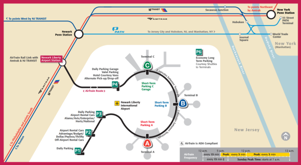 エンゼルス観戦ツアー2023 その15 ニューアーク空港からマンハッタン - Tomigaya Travel