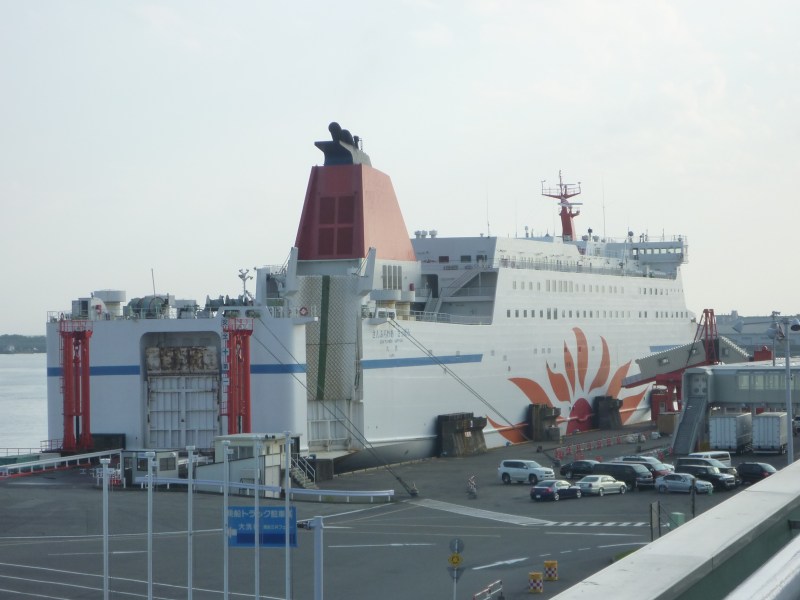 大洗港フェリーターミナル 茨城県大洗町⇒ 苫小牧行きフェリーに乗船 北海道旅行9日目その5- 苫小牧市、商船三井フェリー さんふらわあの写真- トリップアドバイザ