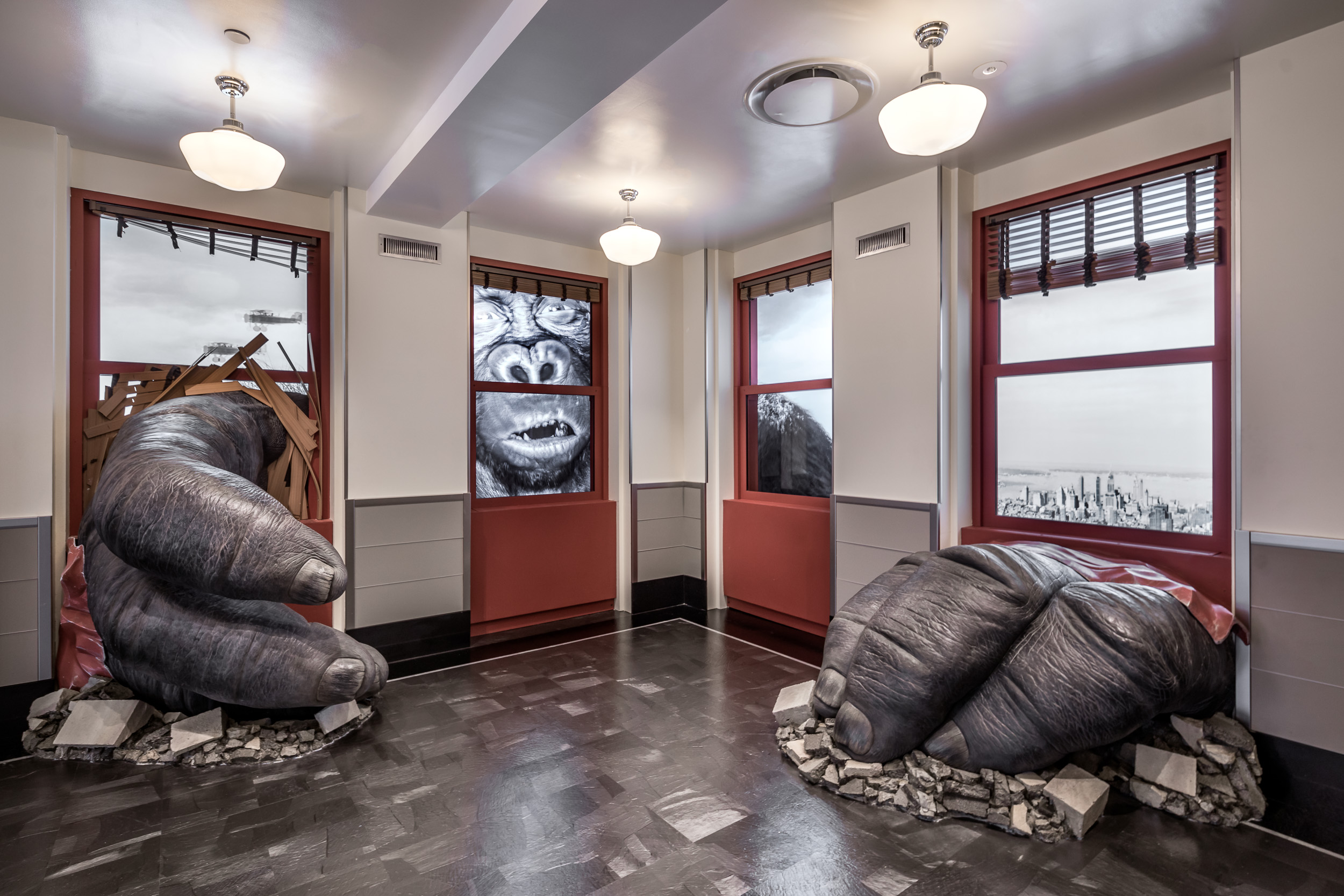 NY♡キングコング エンパイアステートビル 陶器♡新品未使用フィギュア