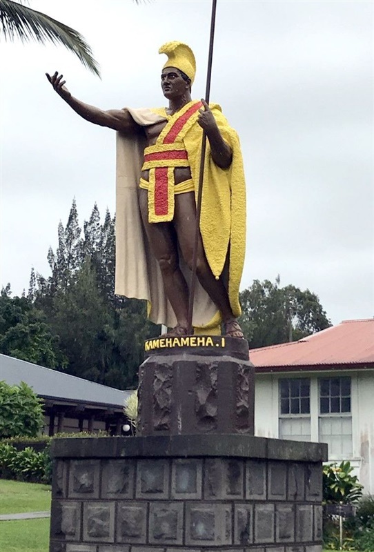 カメハメハ大王像ハワイ123ドットコム