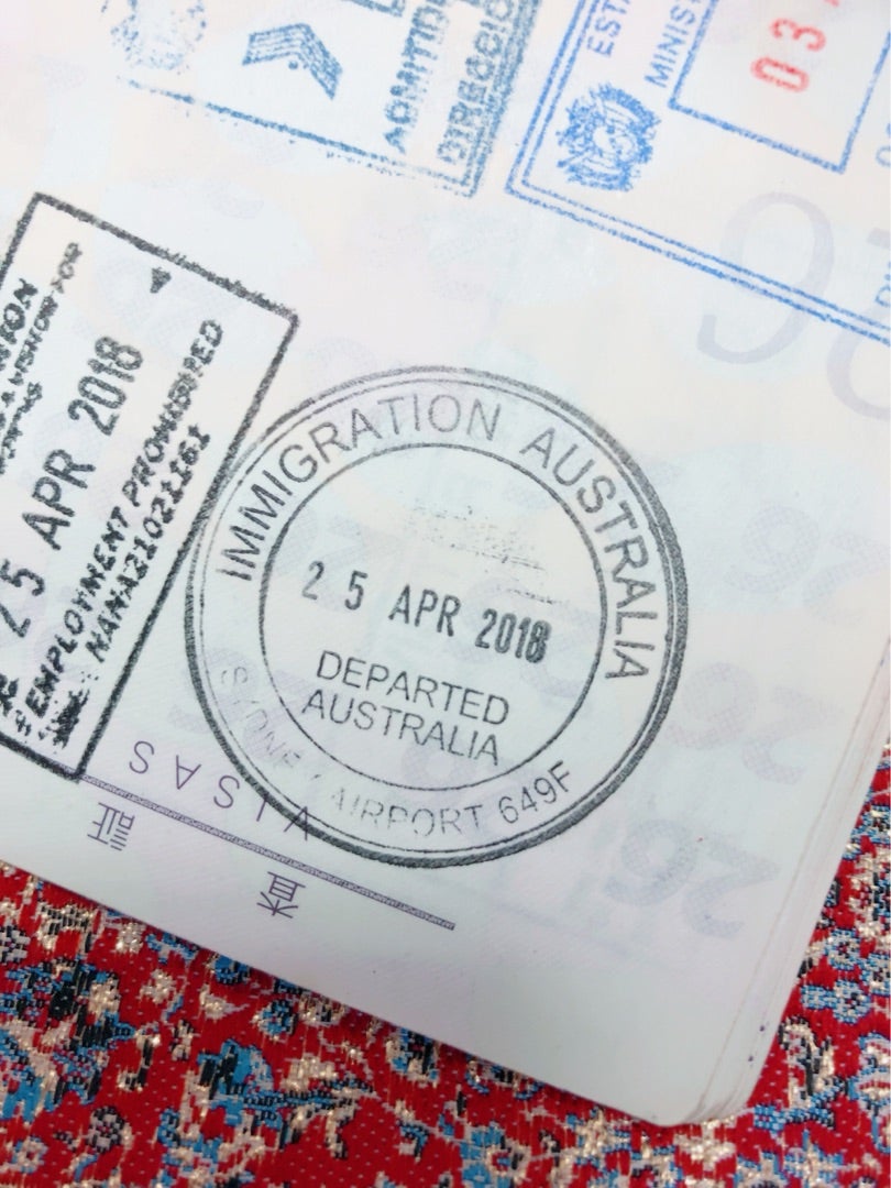 オーストラリア パスポート型メモ帳 新品 オーストラリアパスポート ノート 旅券型メモ帳 スタンプ帳 - メルカリ