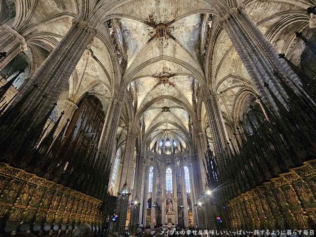 スペイン旅行② サンタ・エウラリア大聖堂～in バルセロナ大学生なんやけど