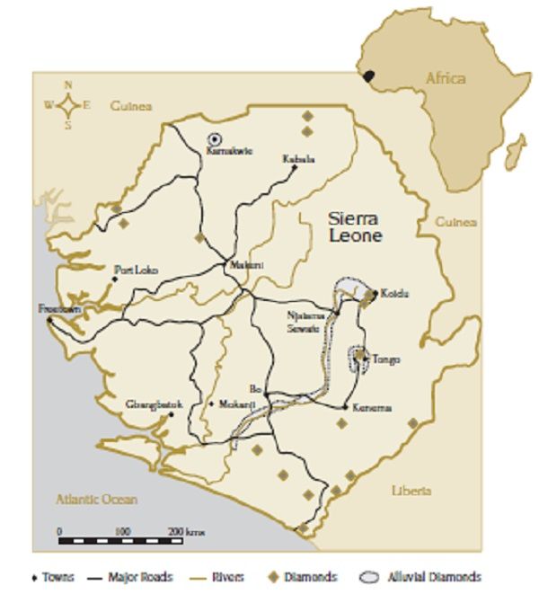 シエラレオネ 地図データ、GISデータのご案内教育と研究の未来
