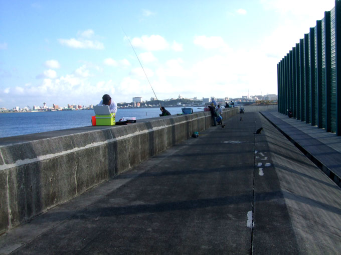 沖縄の三重城復元と美しい海の絶景