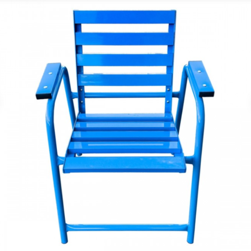 ニース、フランスのビーチで有名な青い椅子の写真素材・画像素材 Image 178789430