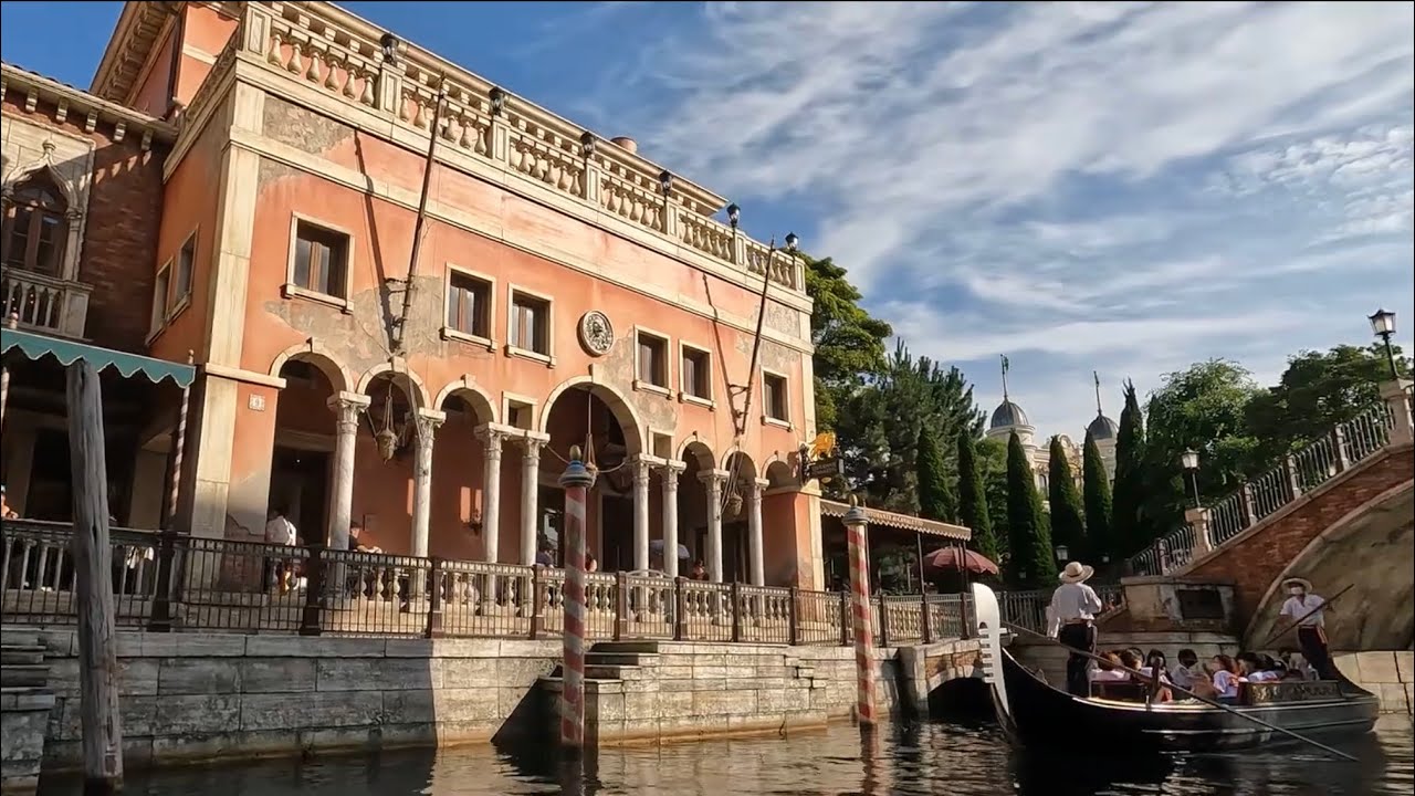 ４K TDS 映像美！ヴェネツィアン・ゴンドラ東京ディズニーシーThe beautiful night view of TokyoDisney Sea
