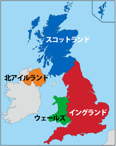 イギリス大地図 - 旅行のとも、ZenTech