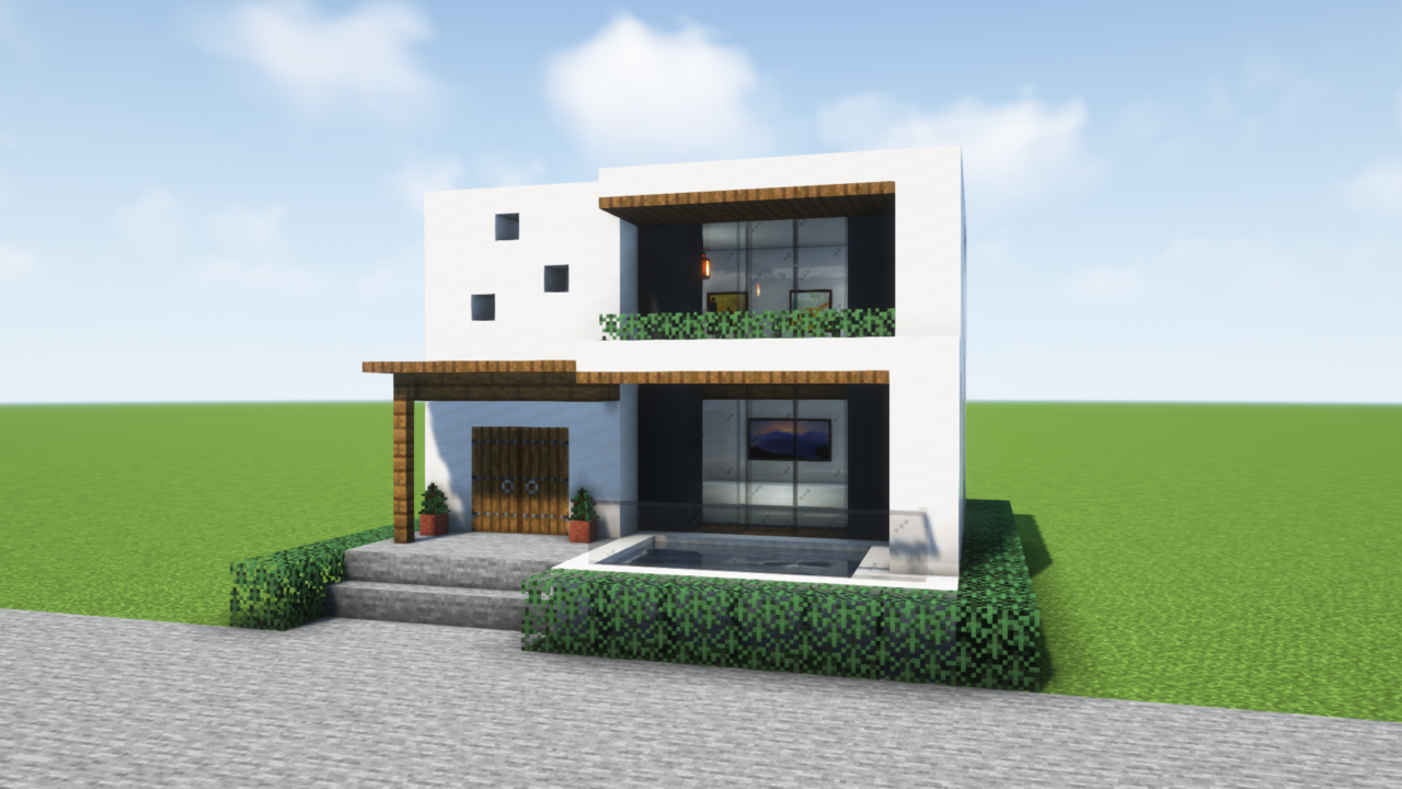 マイクラ建築 8時間かけて滝と橋を作る。 真クラ11