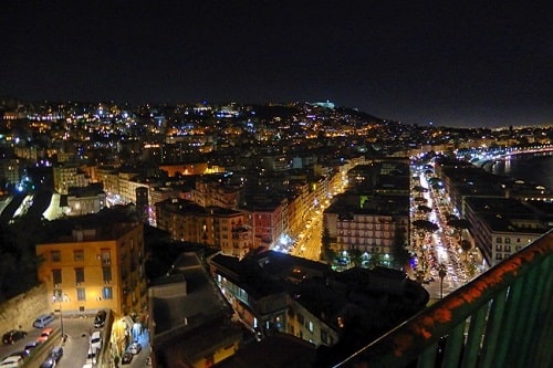 ナポリ ポジリポの丘から世界三大夜景☆