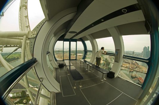 夜景観賞＋世界最大級の観覧車での4コースディナー 165 スカイダイニング・ バイ・シンガポールフライヤーオプショナルツアーの予約はJTB